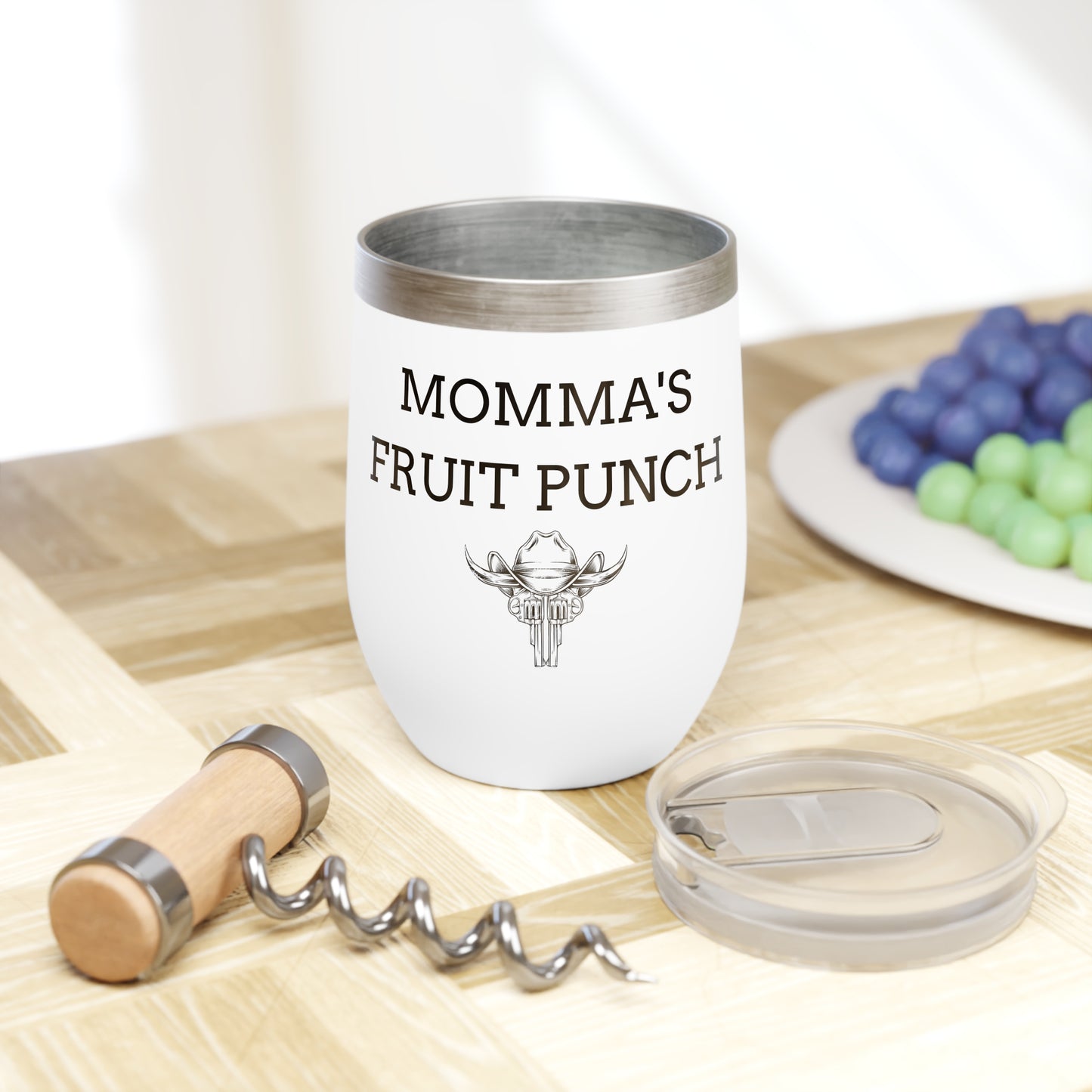 "MOMMA'S FRUIT PUNCH" Wine Tumbler
